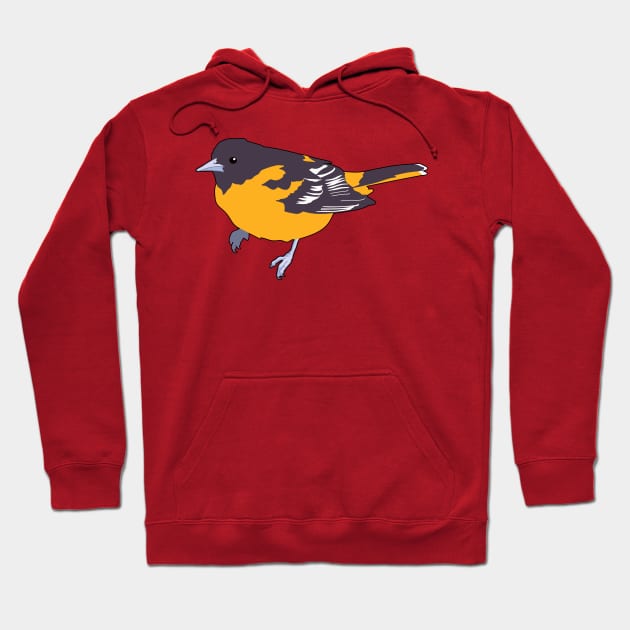 Baltimore Oriole Hoodie by ziafrazier